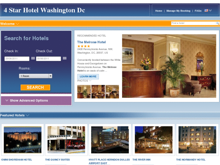 www.4starhotelwashingtondc.com