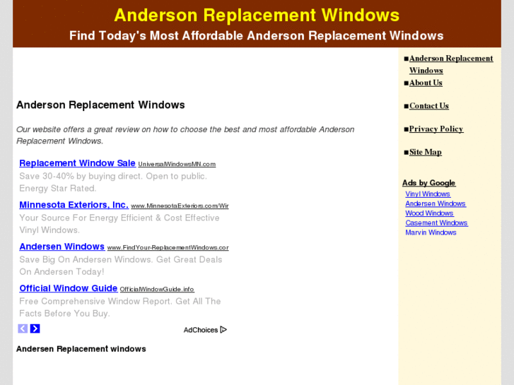 www.andersonreplacementwindows.net