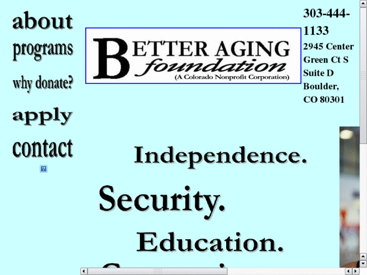 www.betteragingfoundation.org