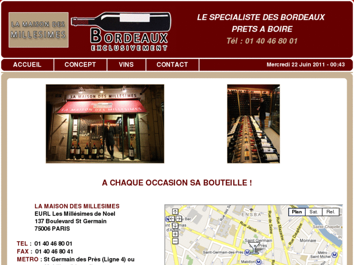 www.maisondesmillesimes.fr