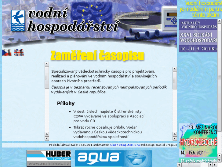 www.vodnihospodarstvi.cz