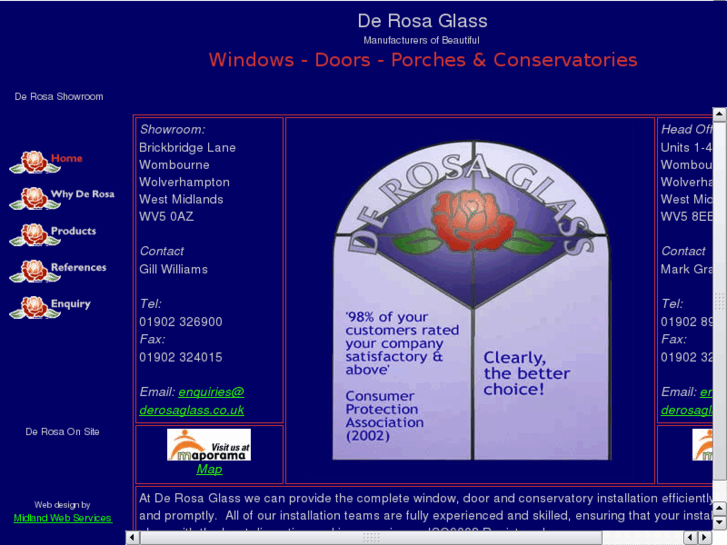 www.derosaglass.com