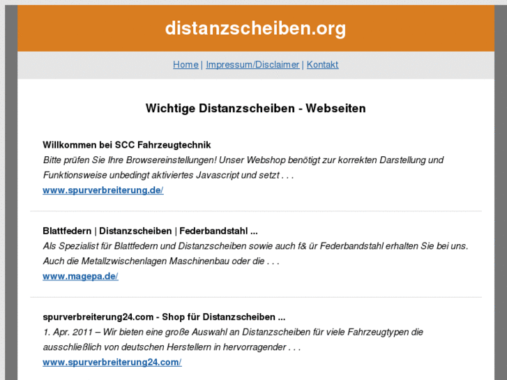 www.distanzscheiben.org