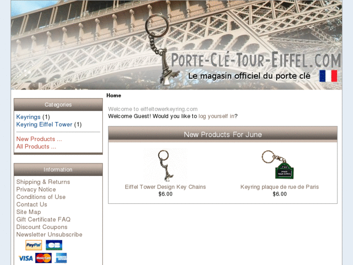 www.eiffeltowerkeyring.com