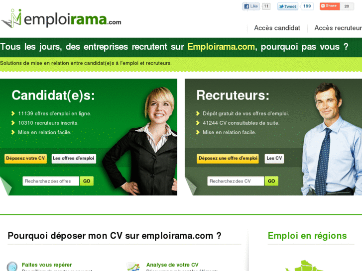 www.emploirama.com