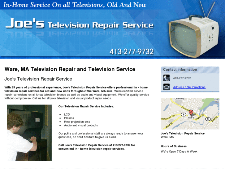 www.joestelevisionrepair.com