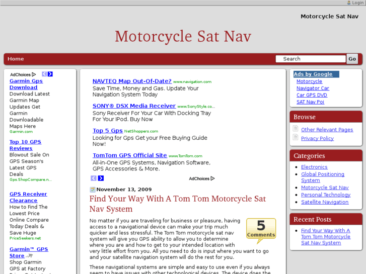 www.motorcyclesatnav.net