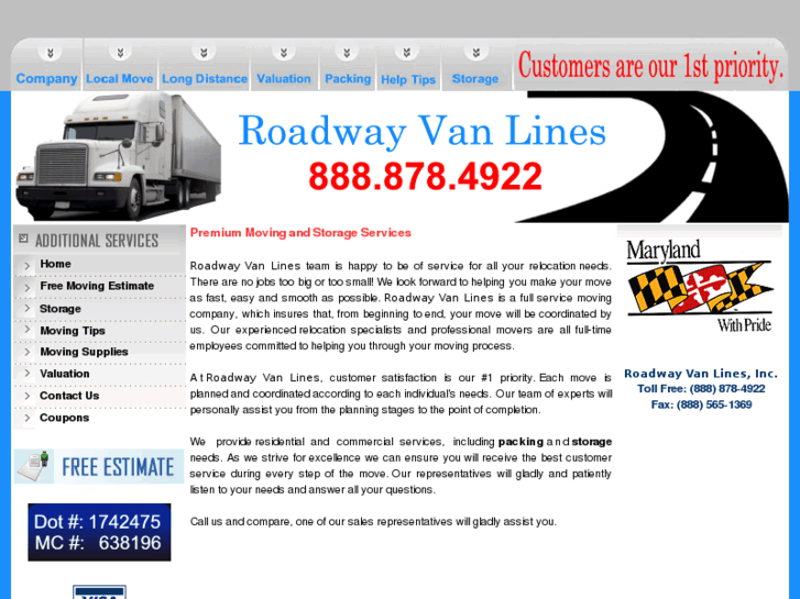 www.roadwayvanlines.com