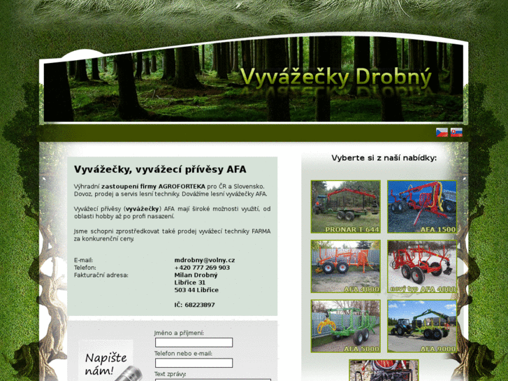 www.vyvazeci-privesy.cz