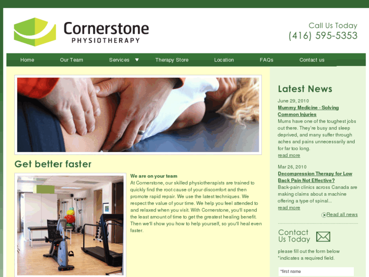 www.cornerstonephysio.com