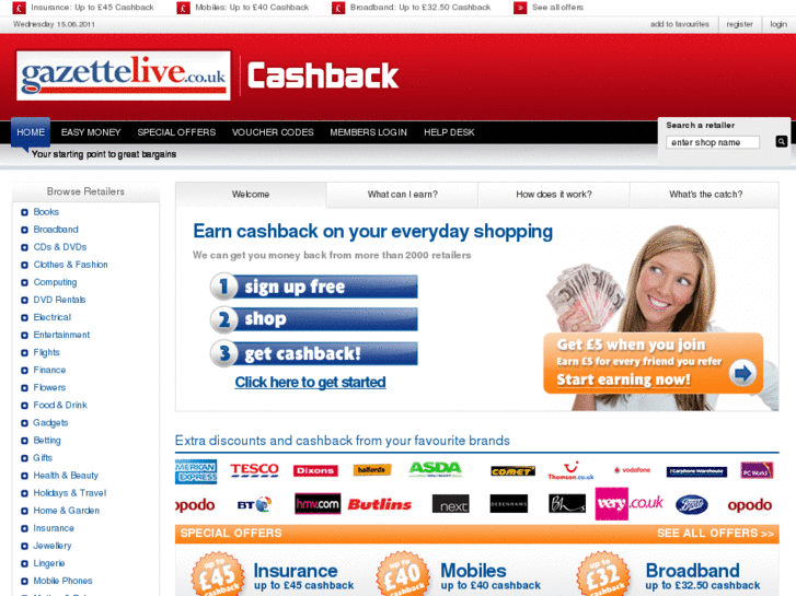 www.gazettecashback.com