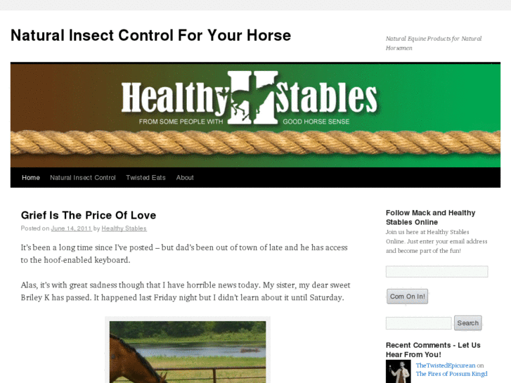 www.healthystables.com