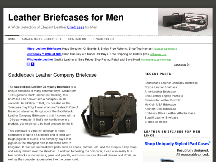 www.leatherbriefcasesformen.net