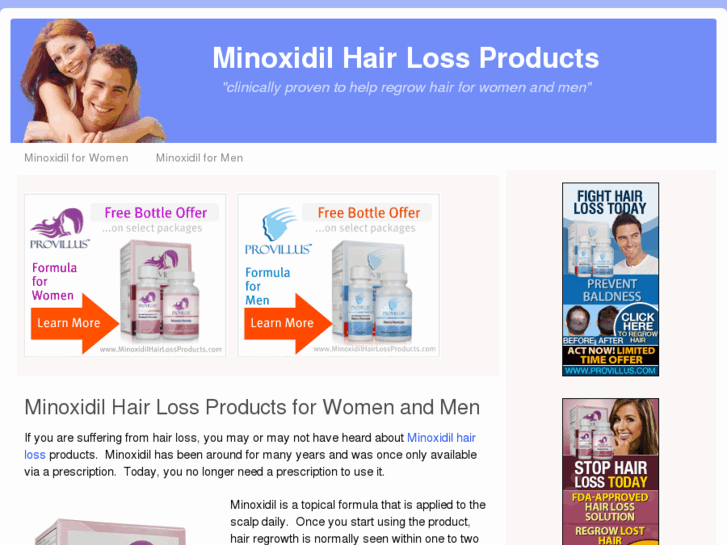 www.minoxidilhairlossproducts.com