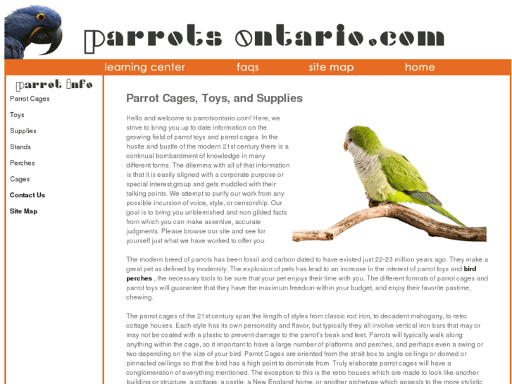 www.parrotsontario.com