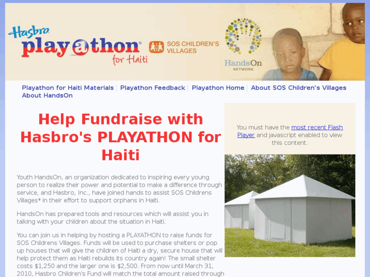 www.playathonforhaiti.org