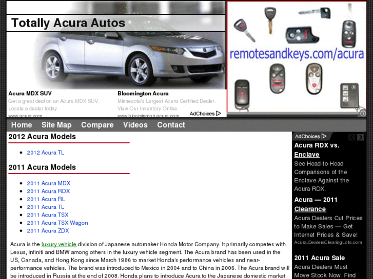 www.totallyacura.com