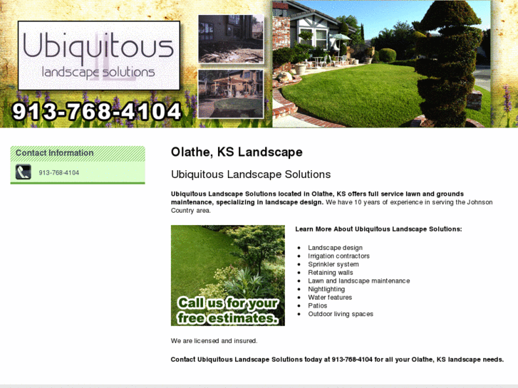 www.ubiquitouslandscapesolutions.com