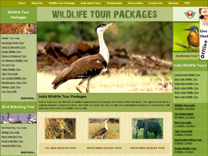 www.wildlifetourpackages.com