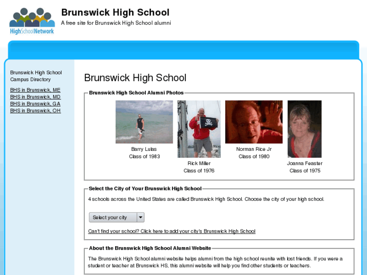 www.brunswickhighschoolalumni.com