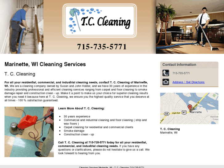 www.cleaningservicemarinette.net