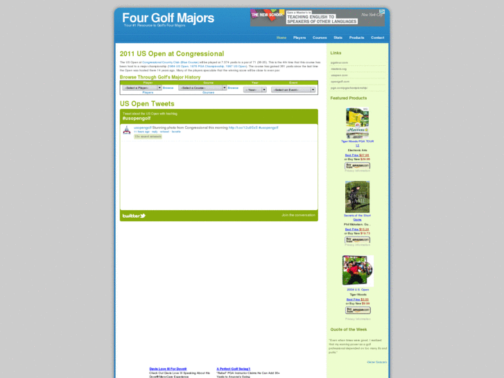 www.fourgolfmajors.com