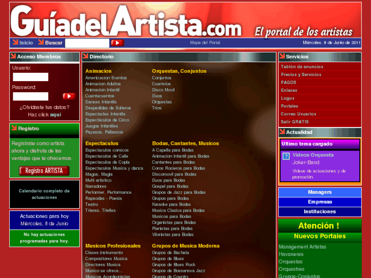 www.guiadelartista.com