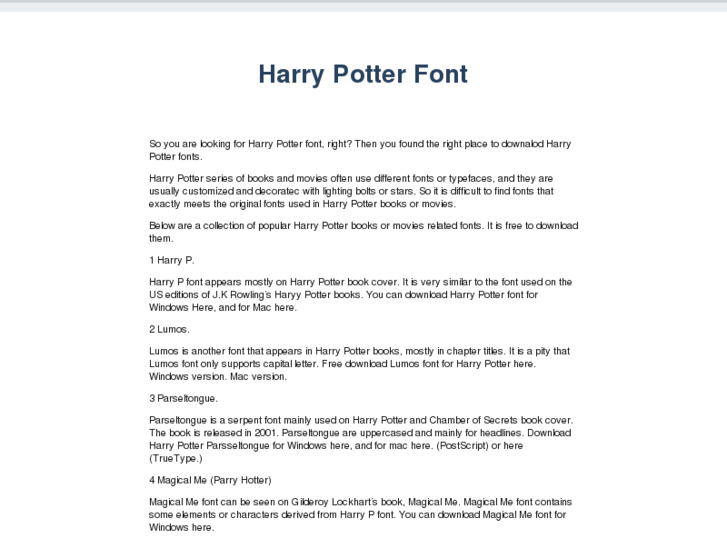 www.harrypotterfont.com