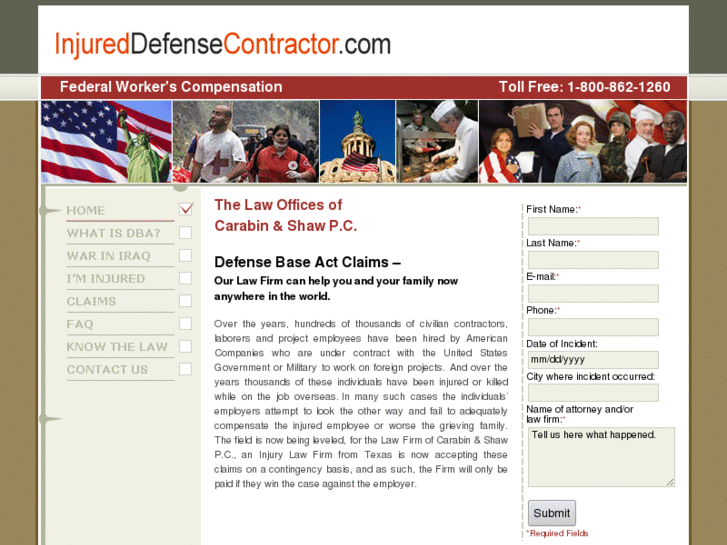 www.injured-defense-contractor.com