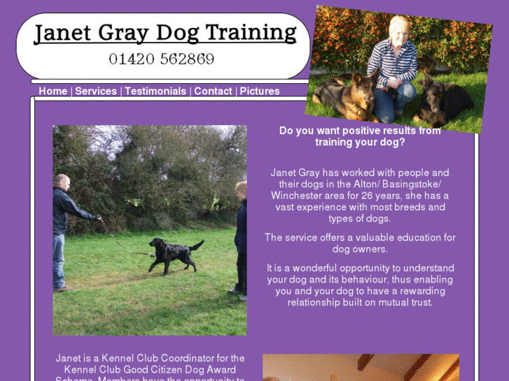 www.janetgraydogtraining.com