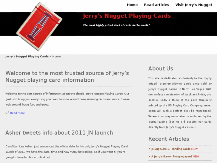 www.jerrysnuggetplayingcards.com