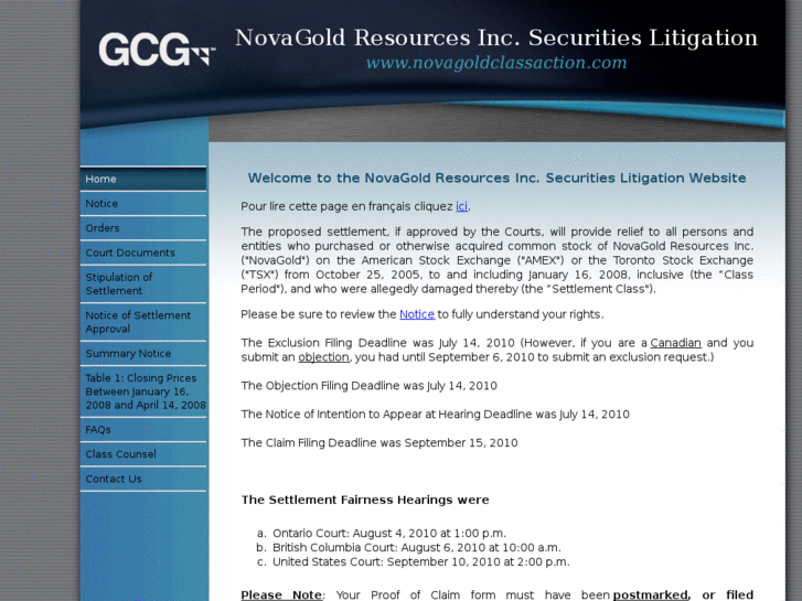 www.novagoldclassaction.com