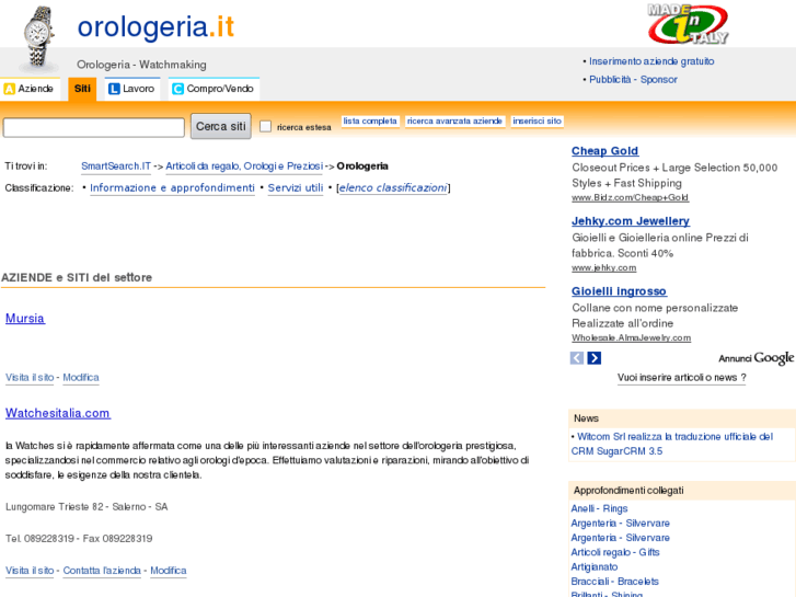 www.orologeria.it