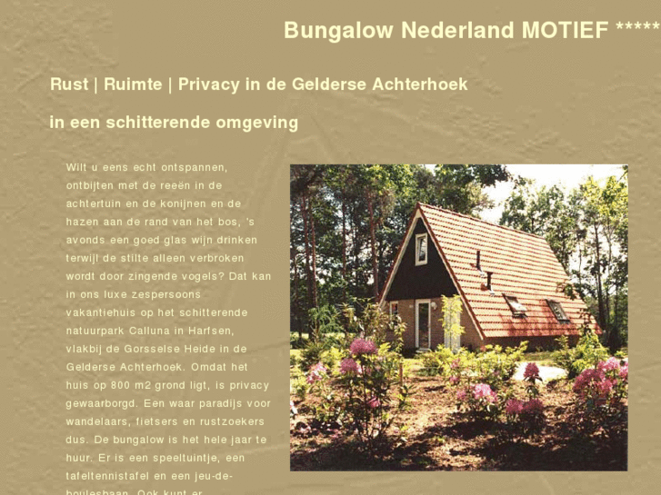 www.bungalow-nederland.com