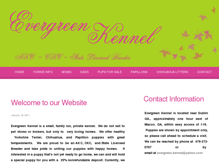 www.evergreenkennelonline.com