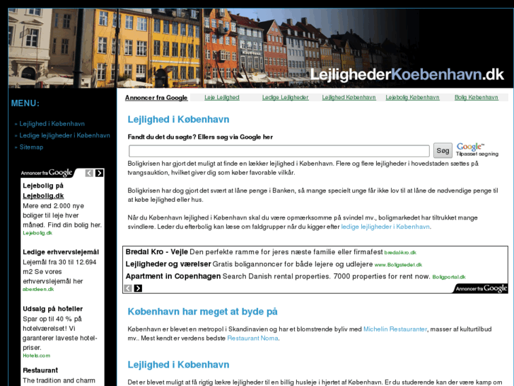www.lejligheder-koebenhavn.dk