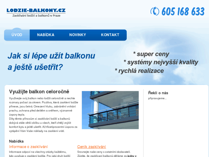 www.lodzie-balkony.cz