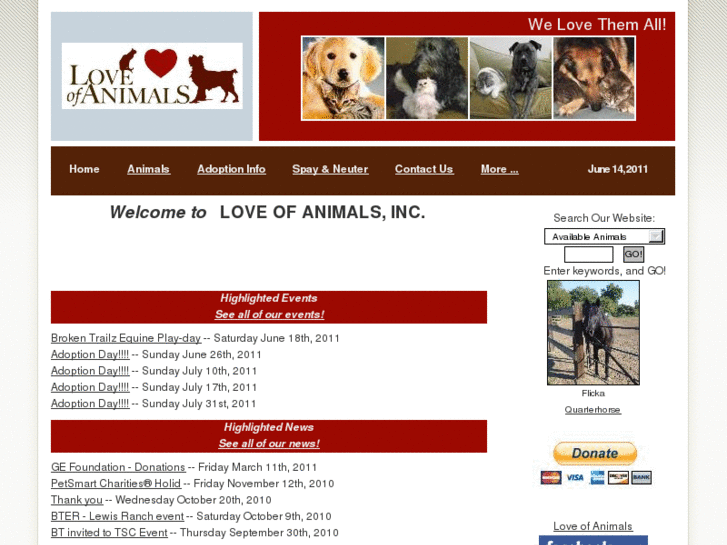 www.loveofanimals.org