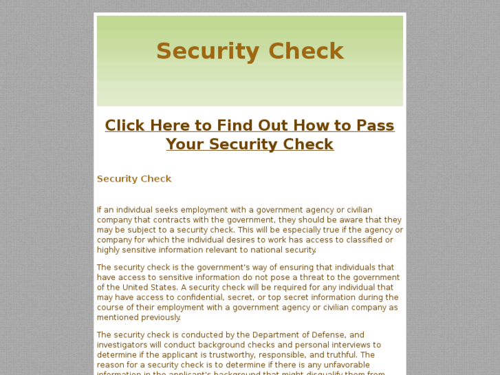 www.thesecuritycheck.com