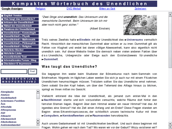 www.unendliches.net