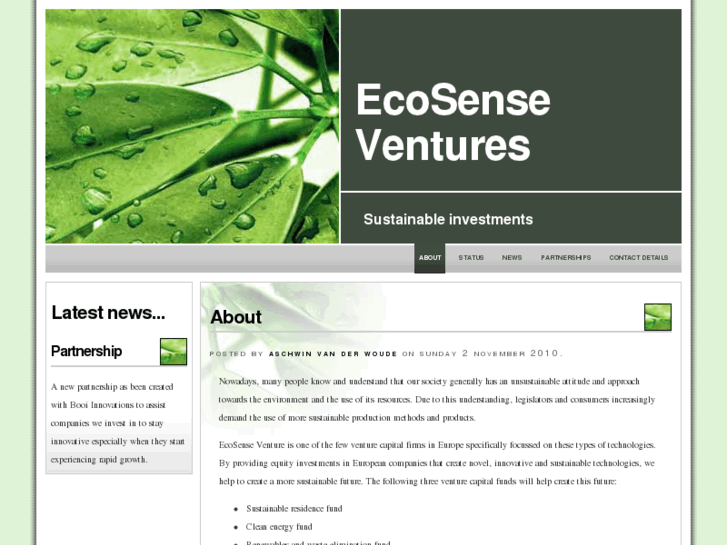 www.ecosense-ventures.com