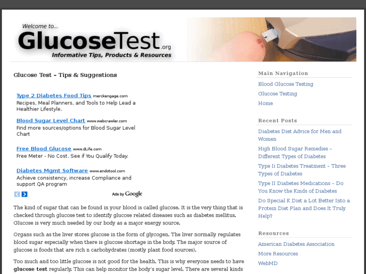 www.glucosetest.org