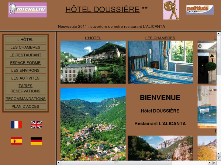 www.hotel-doussiere.com