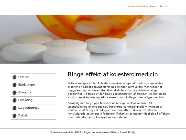 www.kolesterolmedicin.dk