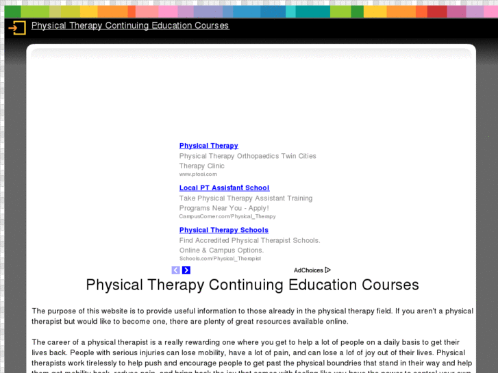 www.physicaltherapycontinuingeducationcourses.com