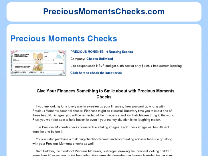 www.preciousmomentschecks.com