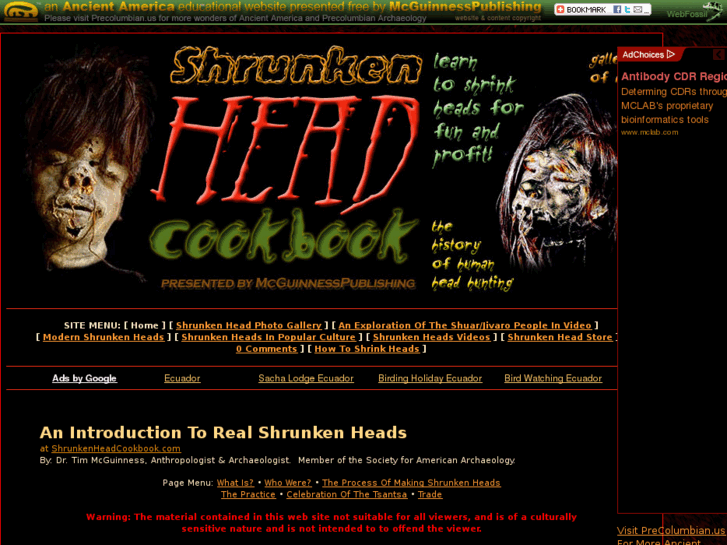 www.shrunkenheadcookbook.com