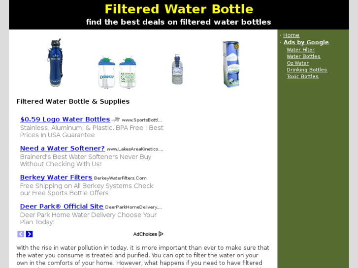 www.filteredwaterbottle.net