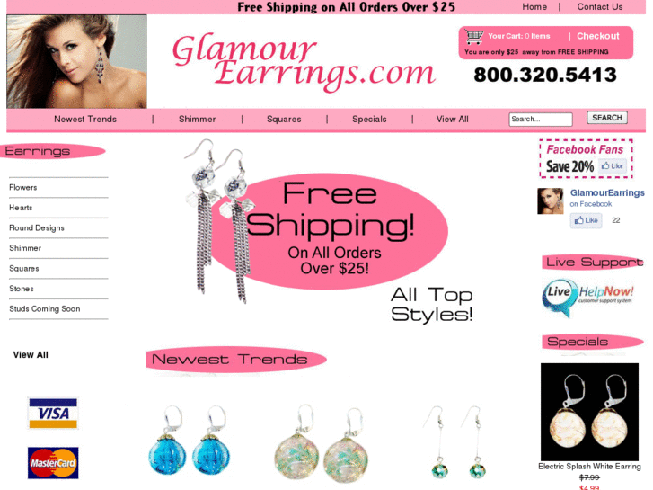 www.glamourearrings.com