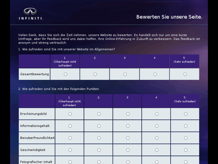 www.infinitiusersurvey.com